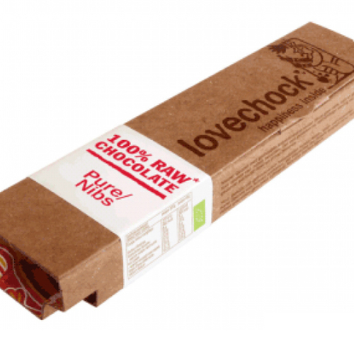 Waarschuwing: Pure Nibs Lovechock bevat mogelijk noten