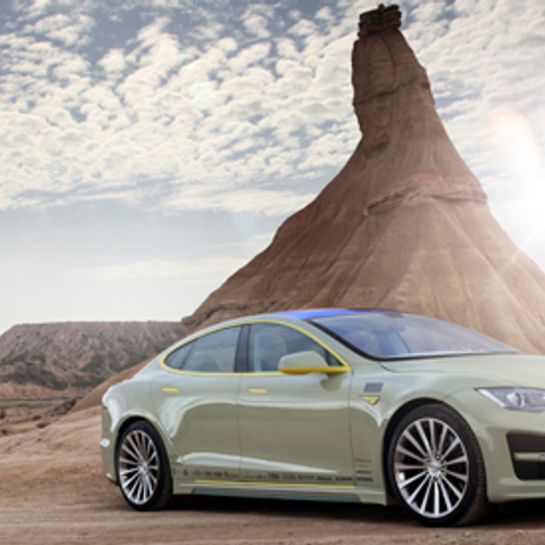 Rinspeed XchangE is zelfrijdende Tesla Model S