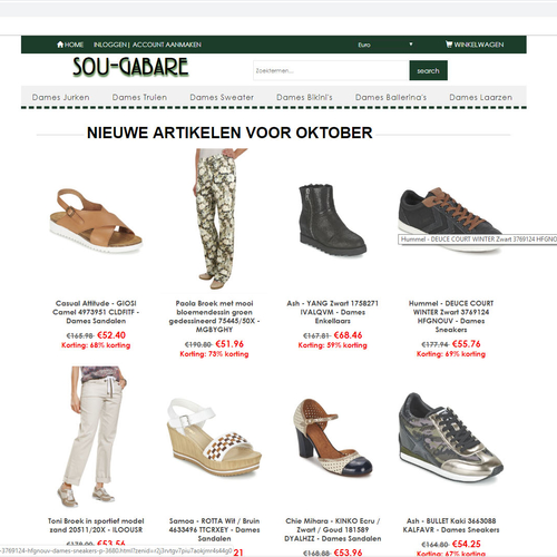 Waarschuwing voor webshop Sou-gabare