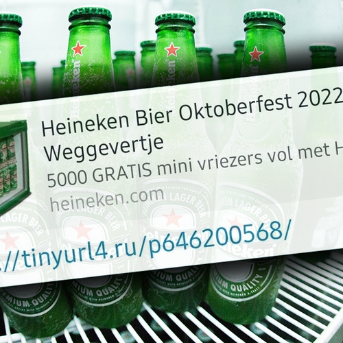 Pas op! WhatsApp-kettingbericht over winactie Heineken is oplichting