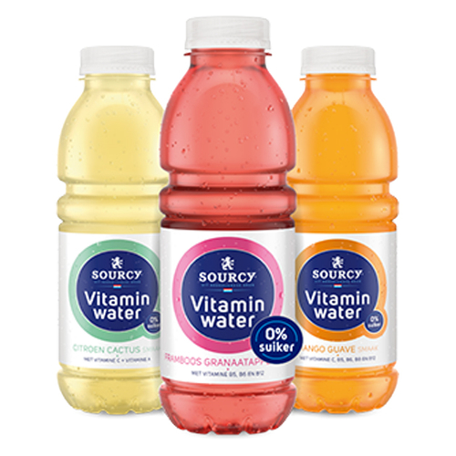Sourcy Vitaminwater voortaan zonder suiker dankzij Consumentenbond
