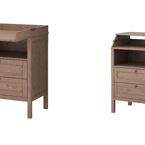 Kinderen vallen van commode IKEA