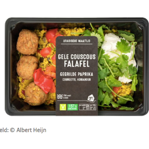 Productwaarschuwing: AH Gele couscous falafel