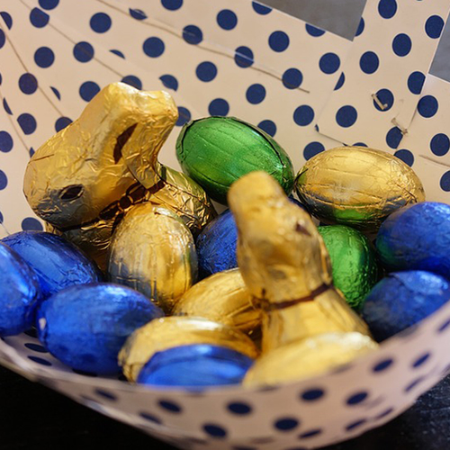 47 chocolade eieren per persoon tijdens pasen