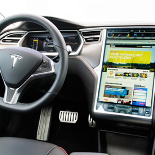 Tesla Model S zonder navigatie in China