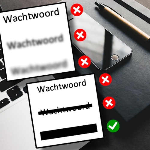 Veilig blurren van wachtwoorden en persoonsgegevens: hoe maak je ze onleesbaar?