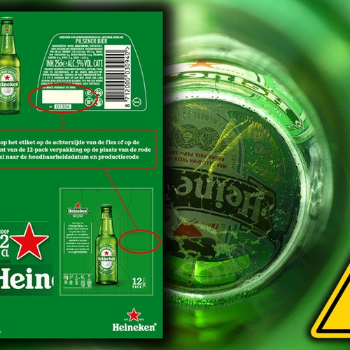 Terugroepactie Heineken: 25cl-bierflesjes kunnen glasscherven bevatten