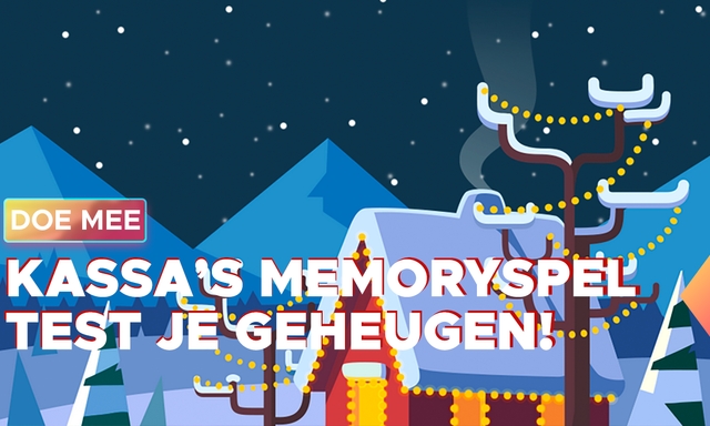 Afbeelding van Zin in een ouderwets potje memory? Doe mee aan Kassa's eindejaarsspel!